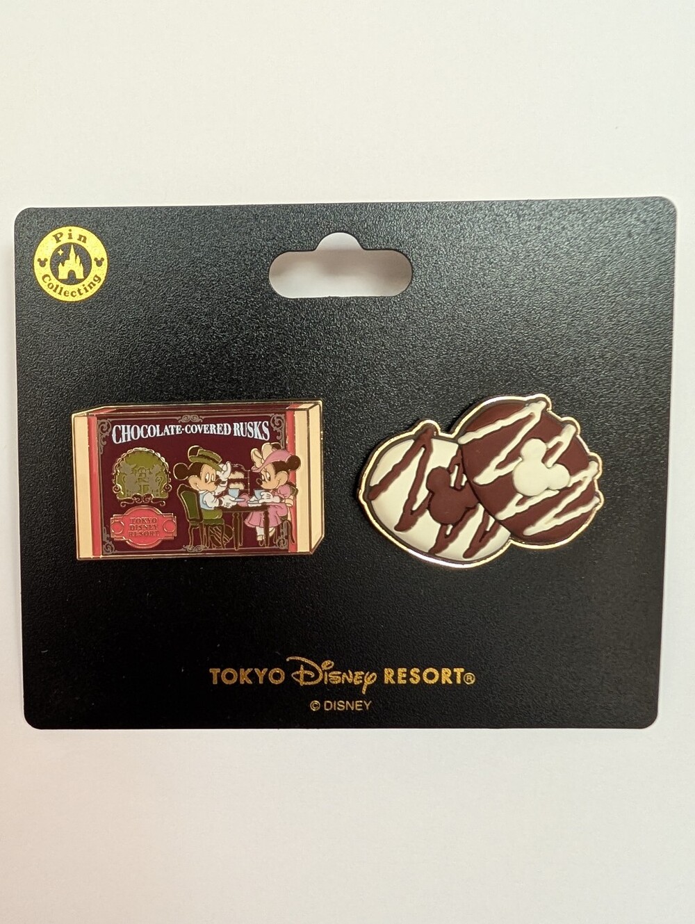 Tokyo Disney Resort Pin Collecting - Chocolate Covered Rusks Pin NWT